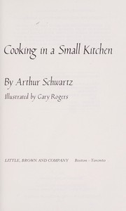 Cover of: Cooking in a small kitchen