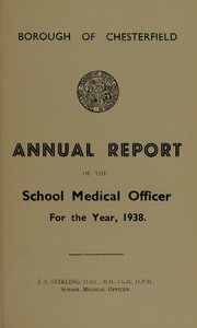 Cover of: [Report 1938]