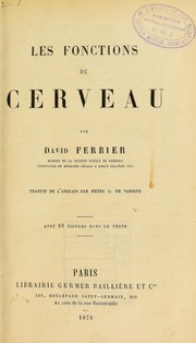 Cover of: Les Fonctions du cerveau by David Ferrier