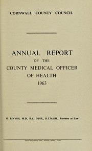 Cover of: [Report 1963]