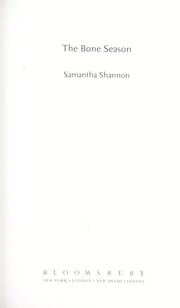 Cover of: The bone season by Samantha Shannon