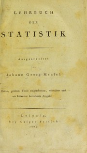 Cover of: Lehrbuch der Statistik