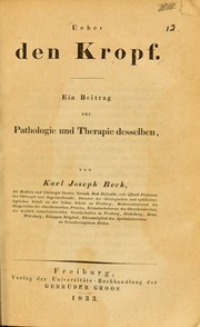 Cover of: Ueber den Kropf: ein Beitrag zur Pathologie und Therapie desselben