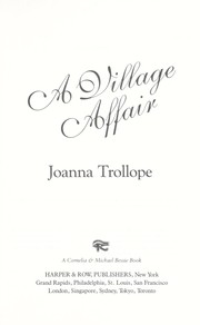 A Village Affair by Joanna Trollope