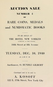 Cover of: Auction sale number 4: of rare coins, medals, and numismatic books