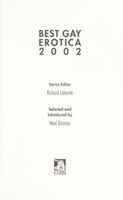 Cover of: Best gay erotica 2002