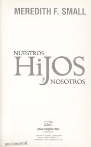 Cover of: Nuestros Hijos y Nosotros