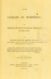 On the climate of Worthing by Walter Goodyer Barker