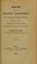 Cover of: M©♭moire sur un cas de luxation traumatique de la seconde vert©·bre cervicale, datant de sept mois, et r©♭duite par une m©♭thode particuli©·re