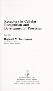 Cover of: Receptors in cellular recognition and developmental processes