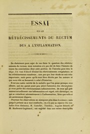 Essai sur les r©♭tr©♭cissements du rectums d© s ©  l'inflammation by A.A.L. Perret