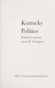 Cover of: Kentucky politics