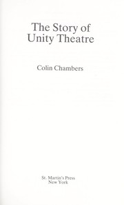 Cover of: The story of Unity Theatre