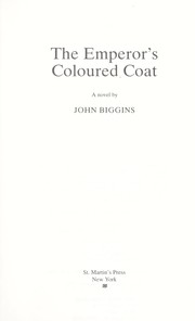 Cover of: The emperor's coloured coat: a novel