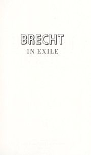 Cover of: Brecht in exile by Bruce Cook