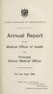 Cover of: [Report 1965]