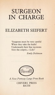 Cover of: Surgeon in charge