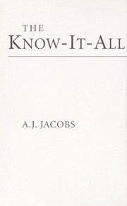 Cover of: Know-It-All