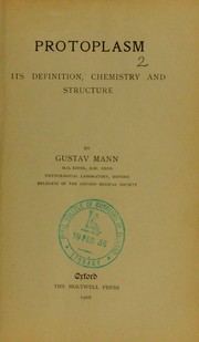 Protoplasm by Gustav Mann
