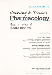 Cover of: Katzung & Trevor's pharmacology: examination & board review.