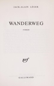 Cover of: Wanderweg: roman