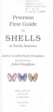 Cover of: Peterson first guide to shells of North America