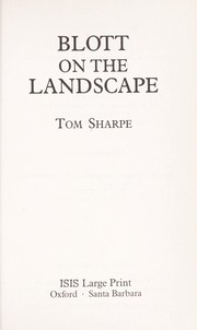 Cover of: Blott on the Landscape (Transaction Large Print Books) by Tom Sharpe