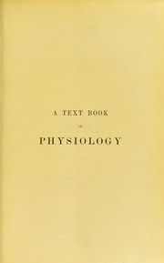 Cover of: A textbook of physiology