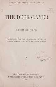 Cover of: The deerslayer by James Fenimore Cooper