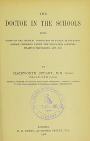 Cover of: The doctor in the schools | Hackworth Stuart