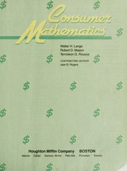 Cover of: Consumer Math