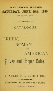 Cover of: Catalogue of Greek, Roman, and American silver and copper coins