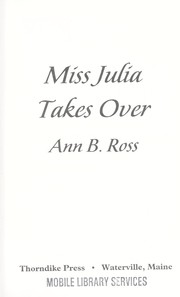 Cover of: Miss Julia takes over