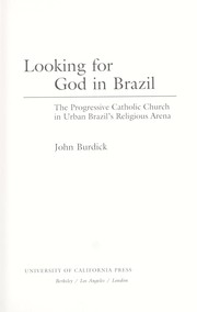 Cover of: Looking for God in Brazil by John Burdick