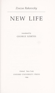 Cover of: New life