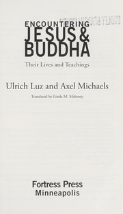 Cover of: Encountering Jesus & Buddha : their lives and teachings