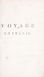 Cover of: Voyage en Italie, ou, Considérations sur l'Italie by Charles Pinot Duclos