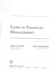 Cover of: Cases in financial management