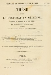 Th©·se pour le doctorat en m©♭decine by Henri Courtois