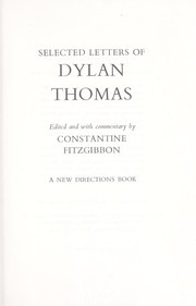 Cover of: Selected letters. | Dylan Thomas