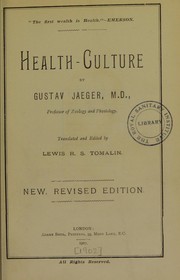 Cover of: Dr Jaeger's essays on health-culture by Gustav Jäger