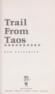 Cover of: TRAIL FROM TAOS