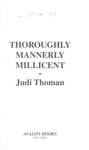 Cover of: Thoroughly mannerly Millicent by Judi Thoman