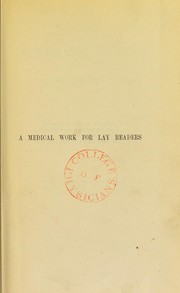 Cover of: The maintenance of health: a medical work for lay readers