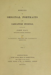 Cover of: A series of original portraits and caricature etchings: with biographical sketches and illustrative anecdotes