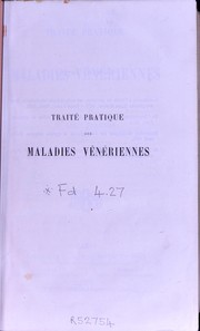 Cover of: Trait©♭ pratique des maladies v©♭n©♭riennes