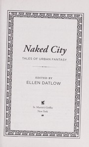 Cover of: Naked city: tales of urban fantasy