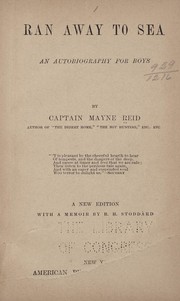 Cover of: Ran away to sea by Mayne Reid, Mayne Reid