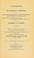 Cover of: Catalogue of Canadian tokens ... the property of George A. Lewis ...
