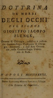 Cover of: Dottrina de' morbi degli occhi